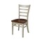 International Concepts Set of 2 Emily Side Chairs, Antiqued Almond/Espresso C12-617P - alternate 1
